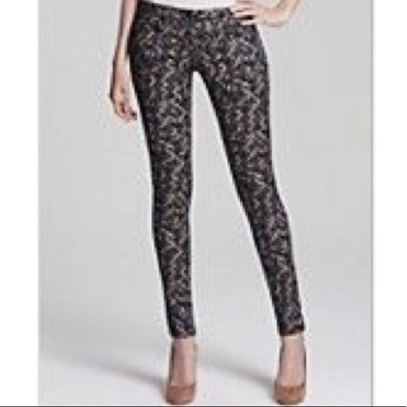 Theory Raegan Caligula Printed Skinny Jeans - Picture 1 of 10